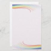 Regenbooggolf Briefpapier (Voorkant / Achterkant)
