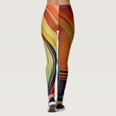 Regenbooggolf Leggings (Achterkant)