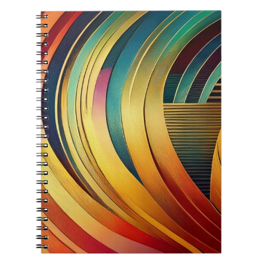 Regenbooggolf Notitieboek (Voorkant)