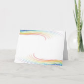 Regenbooggolf RSVP-kaart (Achterkant)
