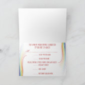 Regenbooggolf RSVP-kaart (Binnen)