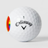 #regenbooggolfballen golfballen (Logo)