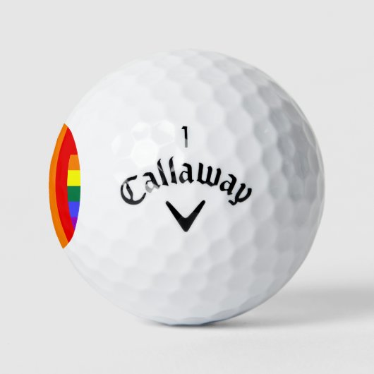 #regenbooggolfballen golfballen (Logo)