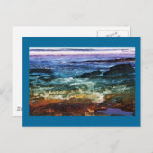 Regenbooggolven Briefkaart (Voorkant / Achterkant)