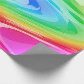 Regenbooggolven Cadeaupapier (Hoek)