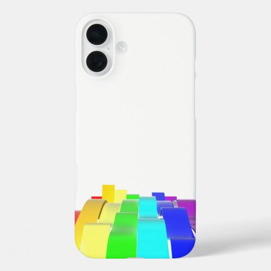 Regenbooggolven Case-Mate iPhone Case (Achterkant)