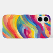 Regenbooggolven Case-Mate iPhone Case (Achterkant (horizontaal))