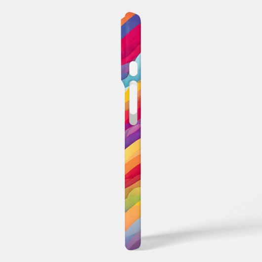 Regenbooggolven Case-Mate iPhone Case (Achterkant / Links)
