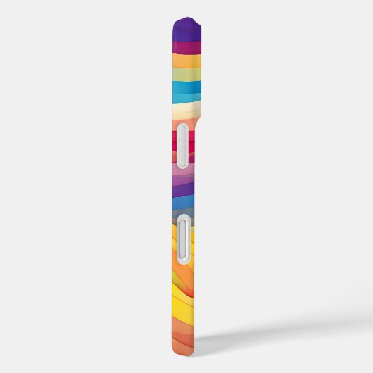 Regenbooggolven Case-Mate iPhone Case (Achterkant / Rechts)