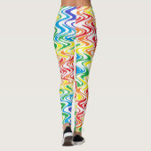 Regenbooggolven Leggings (Achterkant)