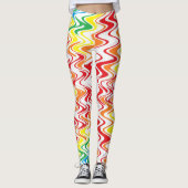 Regenbooggolven Leggings (Voorkant)