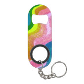 Regenbooggolven Mini Flessenopener (Achterkant)