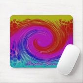 Regenbooggolven Muismat (Met muis)