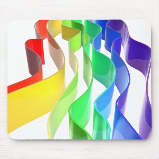 Regenbooggolven Muismat (Voorkant)