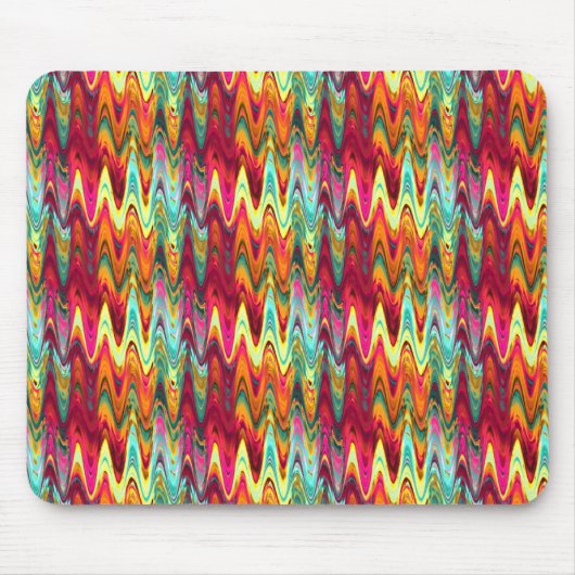 Regenbooggolven Muismat (Voorkant)