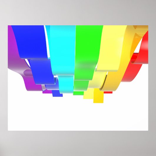 Regenbooggolven Poster (Voorkant)