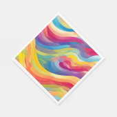 Regenbooggolven Servet (Hoek)