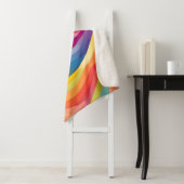 Regenbooggolven Sherpa Deken (In situ)