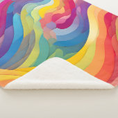 Regenbooggolven Sherpa Deken (3/4)