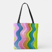 Regenbooggolven Tote Bag (Achterkant)
