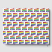 Regenbooggordel Slice Paarse Heart LGBT Gay Gastenboek (Achterkant)