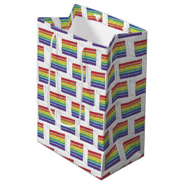 Regenbooggordel Slice Paarse Heart LGBT Gay Medium Cadeauzakje