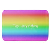 Regenbooggradiënt aangepaste badmatten (Voorkant)