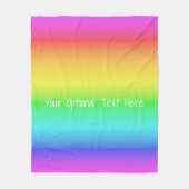 Regenbooggradiënt aangepaste dekens (Voorkant)