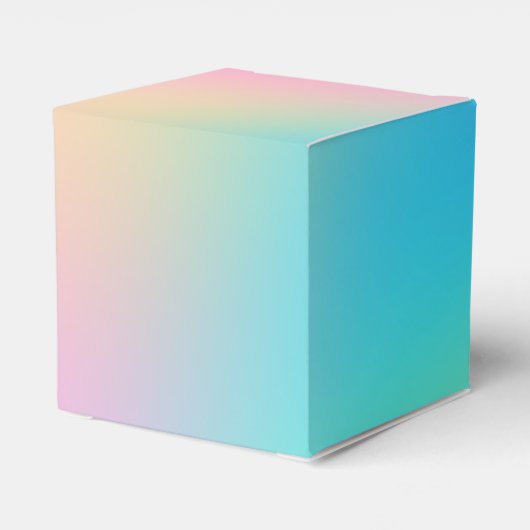  regenbooggradiënt bruiloft bedankdoosjes (Achterkant)