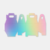regenbooggradiënt bruiloft bedankdoosjes (Uitgevouwen)