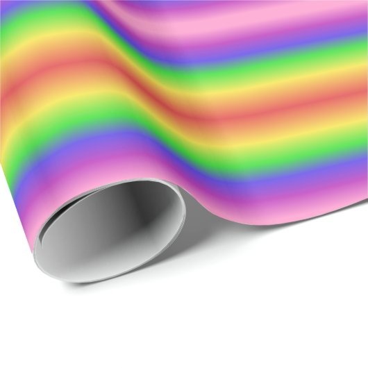 Regenbooggradiënt Cadeaupapier (Rol Hoek)
