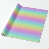 Regenbooggradiënt Cadeaupapier (Uitgerold)
