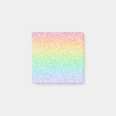 Regenbooggradiënt Doodles Post-it Notes (Voorkant)