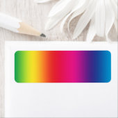 Regenbooggradiënt Etiket (Insitu)