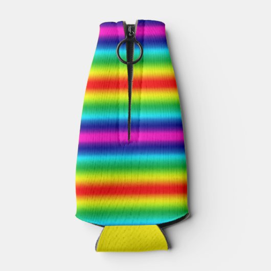 Regenbooggradiënt. Flesjeskoeler (Achterkant)