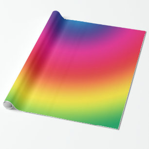 Regenbooggradiënt - Gepersonaliseerd regenbogen S Cadeaupapier