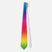Regenbooggradiënt - Gepersonaliseerd regenbogen Sj Stropdas (Voorkant)