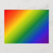 Regenbooggradiënt gestript briefkaart (Voorkant)