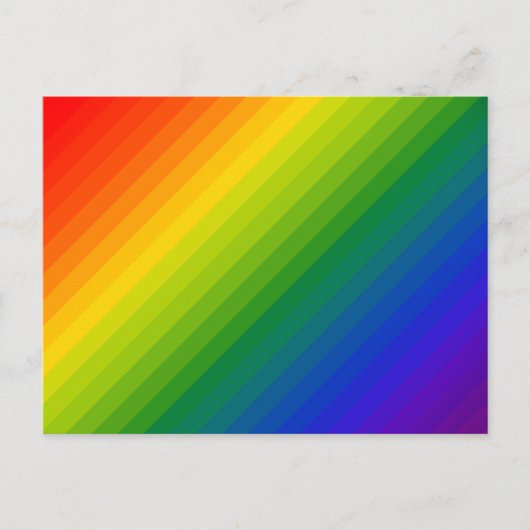 Regenbooggradiënt gestript briefkaart (Voorkant)