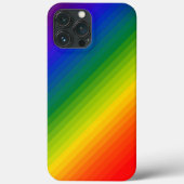 Regenbooggradiënt gestript Hoesje-mais Samsung Case-Mate iPhone Case (Achterkant)