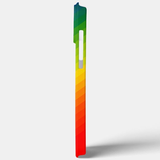 Regenbooggradiënt gestript Hoesje-mais Samsung Case-Mate iPhone Case (Achterkant / Links)