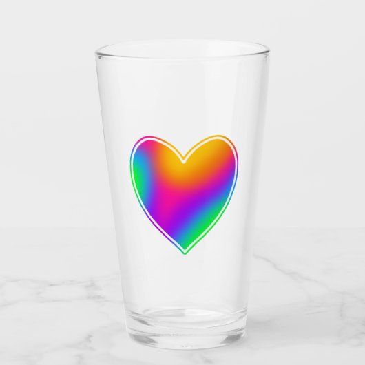 Regenbooggradiënt Glas (Voorkant)