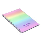  regenbooggradiënt Journal Notitieboek (Rechterzijde)