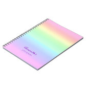  regenbooggradiënt Journal Notitieboek (Linkerzijde)