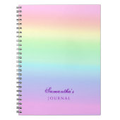  regenbooggradiënt Journal Notitieboek (Voorkant)