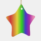 Regenbooggradiënt Keramisch Ornament (Rechts)