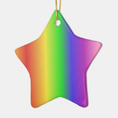 Regenbooggradiënt Keramisch Ornament (Links)