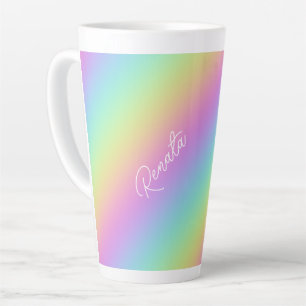 Regenbooggradiënt Latte Mok