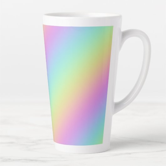 Regenbooggradiënt Latte Mok (Rechts)