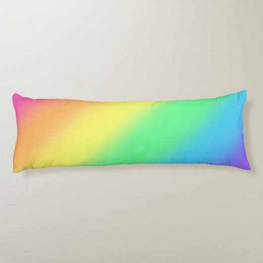 Regenbooggradiënt Lichaamskussen (Achterkant)